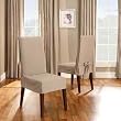 Cotton Duck Short Dining Chair Cover