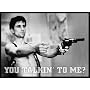 Taxi Driver (You Talkin' To Me) Framed Movie Poster Print - 24" X 36"