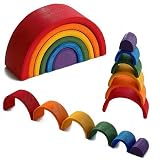 Wooden Toys - Mini Rainbow Tunnel