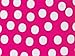 Hot Pink & White Polka Dot Gift Wrap Wrapping Paper 16 Foot Roll