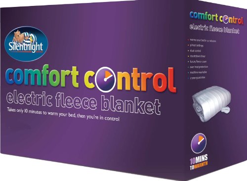 Silent Night Polar Fleece King Size Electric Blanket