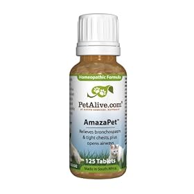PetAlive AmazaPet for healthy clear breathing in Pets (125 Tablets)