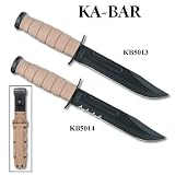 Desert Fighting/Utility Knife, Desert Kraton G Handle, Plain