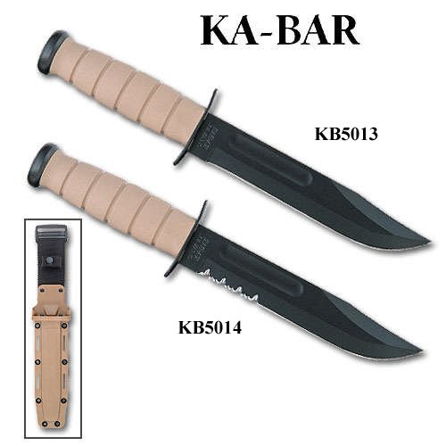 Cover image : KB5013 - KABAR FIXED DESERT BLADES