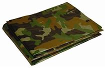 Dry Top 408102 8-by-10-Foot 5-Millimeter Tarp, Green Camouflage