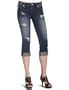!iT Jeans Women's Candie Luv Cropped Jean,Baltic Amber,33