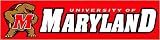 Maryland Terrapins 8 Foot Fan Banner