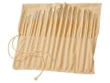 Stylex 28685 - Pinselset 18St?k, verschiedene Gr?en in einer Baumwolltasche