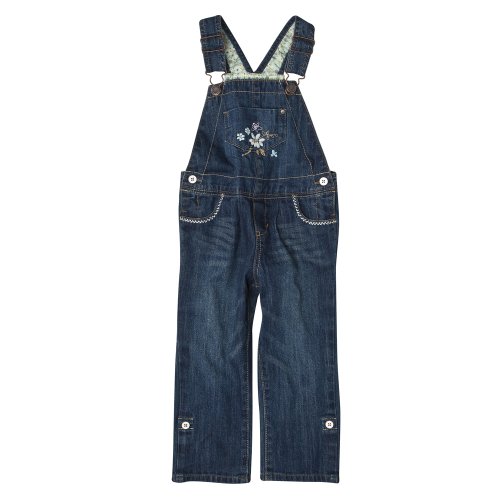 Genuine Kids from OshKosh Infant Girls' Denim Jeans Overall - Double Stonewash 18M