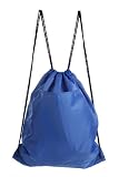 Insulated Drawstring Backpack Cooler Bag - Blue