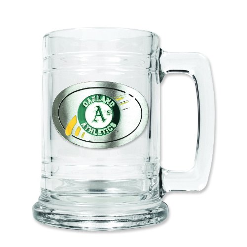 MLB Oakland Athletics Glass Tankard 15oz