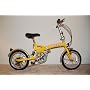 Folding Bike 16" with shimano 6 speed and suspension YELLOW(FDB 1603)