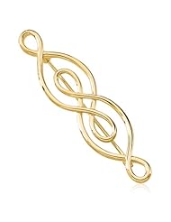 Swirl Brooch in 14 Karat Gold