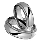 Amarante Classic Titanium Wedding Band Set