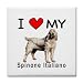 I Love My Spinone Italiano Tile Trivet