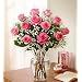 Rose Elegance Premium Long Stem Roses - One Dozen Pink Roses