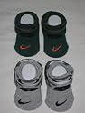 Nike Military Booties Girl Boy Baby Infant Green and Grey with 3-6 Months 2pcs One Set New