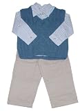 Toddler Boys Holiday Sweater Vest Set