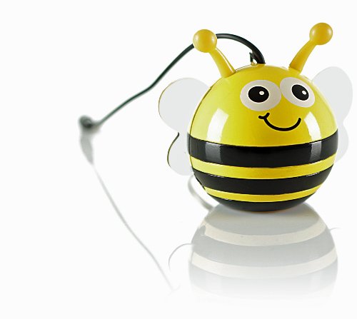 KitSound Mini Buddy Enceinte compatible avec iPod/iPad 2/3/iPhone 3G/3GS/4/4S/5/appareils Android Bee