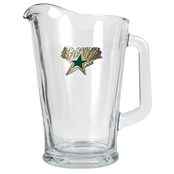 Dallas Stars NHL 60oz Glass Pitcher - Primary Logo by Great American Products
