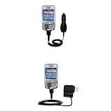 Essential Kit for the PalmOne Treo 750v - includes Car and Wall Charger with Rapid Charge Technology - Gomadic Brand w/ TipExchange Technology