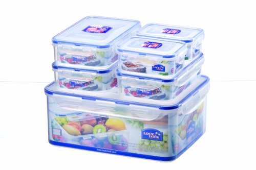 Lock & Lock HPL836SB Set Multifunktionsboxen 6 tlg.