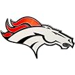 Denver Broncos NFL Pewter Logo" Trailer Hitch Cover"