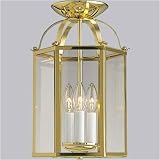 Progress Lighting Polished Brass Clear Flat Three-Light Semi-Flush