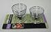 2 SPIRAL SOFT boiled EGG CUPS cup Server KITCHEN NEW