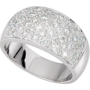 Amazing 1.00 Carat Total Weight Micro Pav? Diamond Ring set in 14 karat White or Yellow Gold