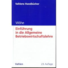 Einf�hrung in die Allgemeine Betriebswirtschaftslehre