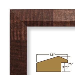 11x14 Brown picture frame with glass, backing, and hanging hardware 11x14 Brown picture frame with glass, backing, and hanging hardware