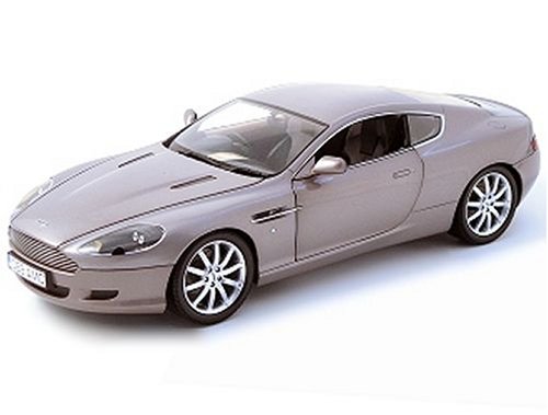 Childrens Toyshop  Toys : Diecast Model Aston Martin DB9 Coupe in Silver (1:18 scale)