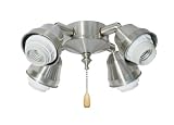 Emerson CFFC4AB Four-Light Adjustable Arm Fitter, 11-Inch Wide, 3-Inch High, Antique Brass