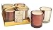 Colony Fragranced Wax Filled Metallic Holders, Box of 4