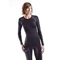 Nebulus Thermounterw�sche Body-Fit, Skiunterw�sche, Shirt, Damen, lang, schwarz (Q104)