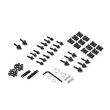 1998-2002 Kawasaki Ninja ZX6 ZX6R 1998-2003 ZX9R Black Spike Fairing Bolts Screw Kit... by KapscoMoto