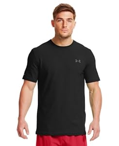 Under Armour Men's Charged Cotton® Short Sleeve T-Shirt Large Black