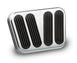 IMAGE OF Lokar BAG-6090 Billet Aluminum Late Manual Brake/Clutch Pad with Rubber Insert