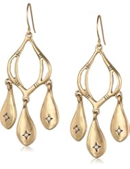 The SAK Organic Triple Teardrop Earrings