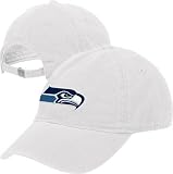 Seattle Seahawks Women's -White- Adjustable Slouch Hat