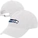 Seattle Seahawks Women's -White- Adjustable Slouch Hat