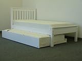 Bed Twin size with Trundle in White