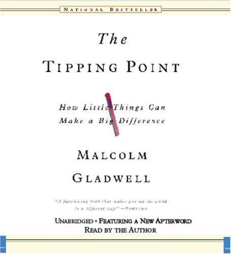 The Tipping Point: How Little Things Can Make a Big Difference. 8 CDs