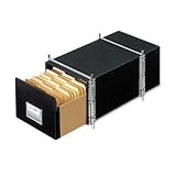 StaxOnSteel Storage Drawer, Letter, Steel Frame, 14 x 25-1/2 x 11-1/8, BLK 6/Ctn