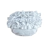 Buenos Ninos ベビー コットン パンツ 無地 可愛い ショーツ ホワイト 12-18か月