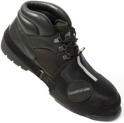 Cycle Shoe #BS-BLK Protects Boot Shoe Sneaker from Motorcycle Shifter Peg Scuffing & Wear Tear Damage