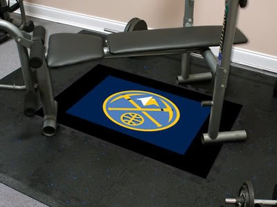 Denver Nuggets 18"x18" tiles Nba Fitness Tiles NBA Modular Flooring Exercise Fitness Tiles