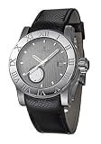 Corum Romulus Mens Automatic Power Reserve Stainless Steel Gray Dial on Black Leather Strap Watch 373 515 20 F101 BA65 Corum Romulus Mens Automatic Power Reserve Stainless Steel Gray Dial on Black Leather Strap Watch 373-515-20-F101-BA65