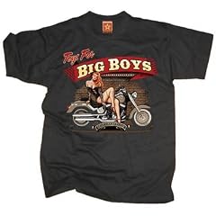 T-Shirt Big Boys Motorcycle Pin Up, Gr. S bis 5XL
